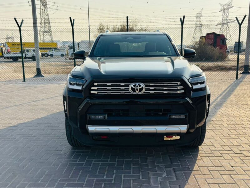 2026 Toyota 4Runner i-FORCE 2.4L turbocharged 4-cylinder Engine Black Tan SUV GCC Specs