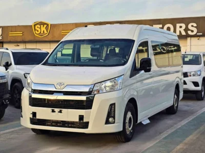 2026 TOYOTA HIACE HIGHROOF GL MT 2.8 Litres V4 DIESEL White Grey Van GCC Specs