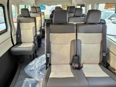 2026 Toyota Hiace HIGHROOF GL 3.5L V6 AT HIGH OPTION 13 SEATER White Beige Van