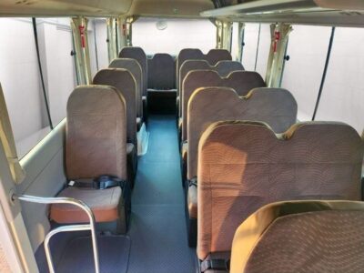 2025 Toyota Coaster 4.0L 4-cylinder Inline turbocharged Diesel White Brown Bus 23 Seats