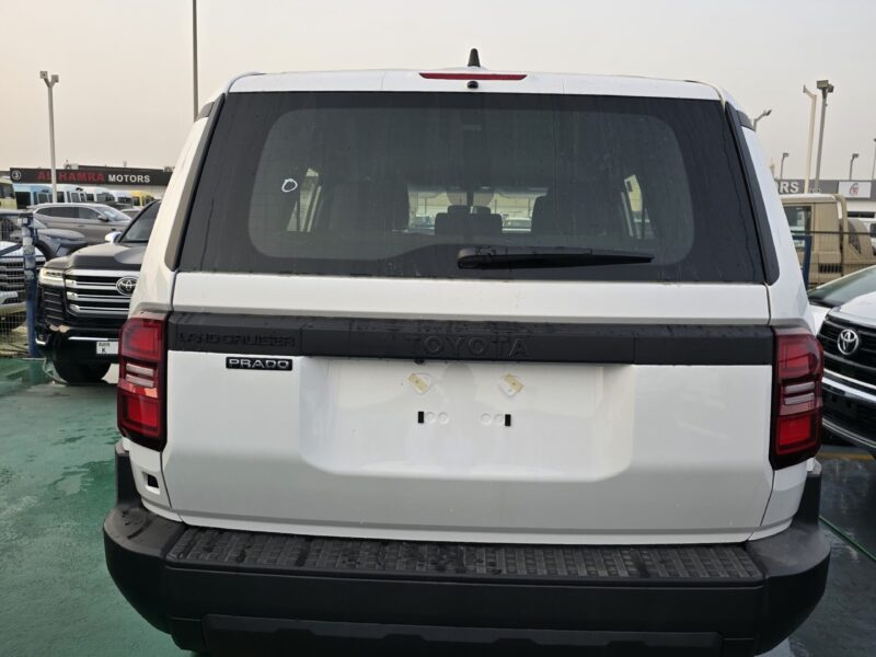 2026 Toyota Prado 2.4 Litres 4 Cylinders Turbo Petrol Engine White Black SUV GCC Specs