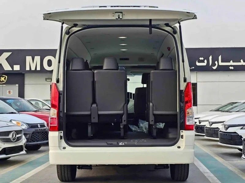 2026 Toyota Hiace HIGHROOF GL 3.5L V6 AT HIGH OPTION 13 SEATER White Beige Van