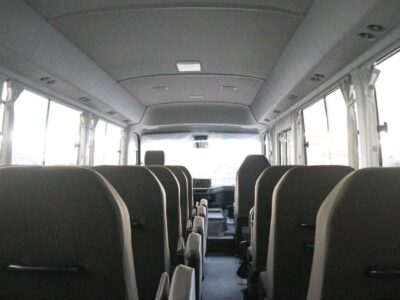 2026 Toyota Coaster 4.2 Litres 6-Cylinder Diesel Engine White Brown Bus GCC Specs