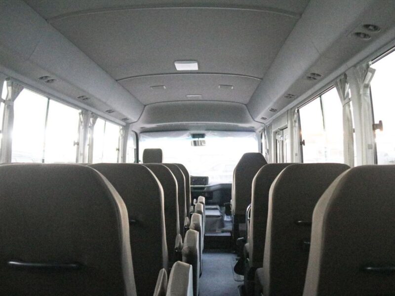 2026 Toyota Coaster 4.2 Litres 6-Cylinder Diesel Engine White Brown Bus GCC Specs