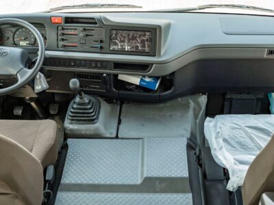 2026 Toyota Coaster 4.0 Litres 4-Cylinder Turbo Diesel White Brown Bus GCC Specs