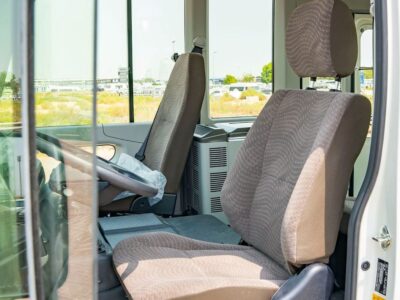 2026 Toyota Coaster 4.0 Litres 4-Cylinder Turbo Diesel White Brown Bus GCC Specs