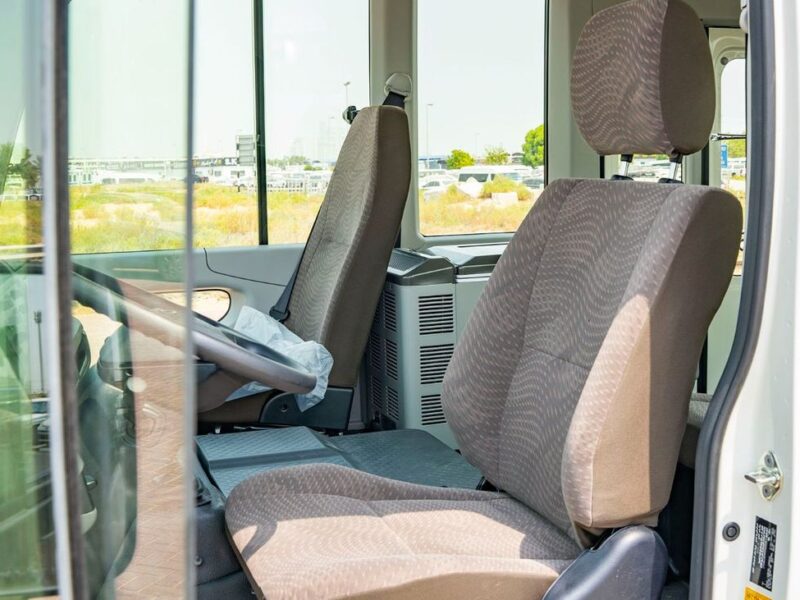 2026 Toyota Coaster 4.0 Litres 4-Cylinder Turbo Diesel White Brown Bus GCC Specs