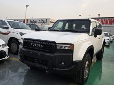 2026 Toyota Prado 2.4 Litres 4 Cylinders Turbo Petrol Engine White Black SUV GCC Specs