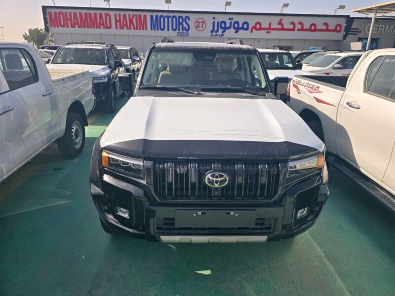 2026 Toyota Prado 2.4 Litres 4 Cylinders Turbo Diesel Engine Black Beige SUV GCC Specs