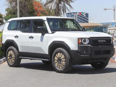 2026 Toyota Prado TX 2.4L 4 Cylinders Turbo Petrol Engine White Black SUV GCC Specs