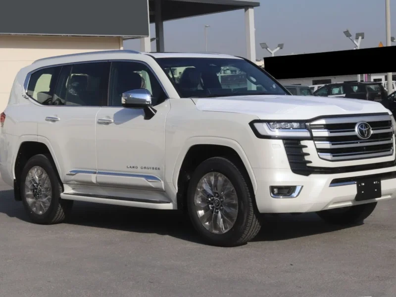 2026 Toyota Land Cruiser (LC300) VX 4.0 Litres 6 Cylinders Petrol Engine White Black SUV