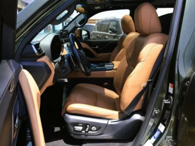 2022 LEXUS LX 600 SIGNATURE 3.5L twin-turbo V6 Petrol Engine Green Tan SUV GCC Specs