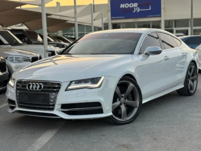 2014 Audi S7 Top 4.0 Litres V8 Petrol Engine White Black SUV Full Option GCC Specs