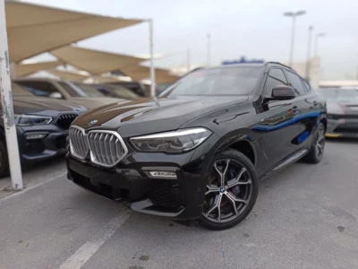 2020 BMW X6 XDRIVE40I XLINE 3.0 Litres 6 Cylinders Petrol Engine Black Tan SUV GCC
