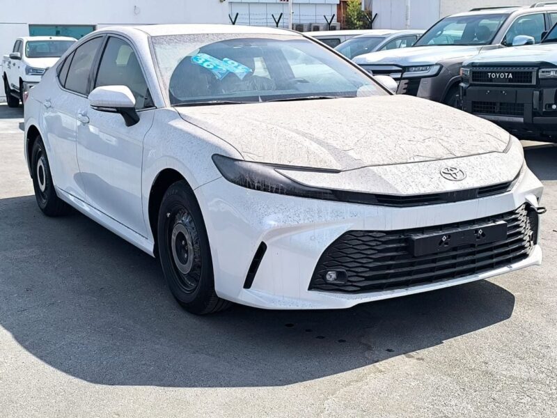 2025 Toyota Camry E 2.5 Liters 4 Cylinders petrol Engine White Beige Sedan Automatic