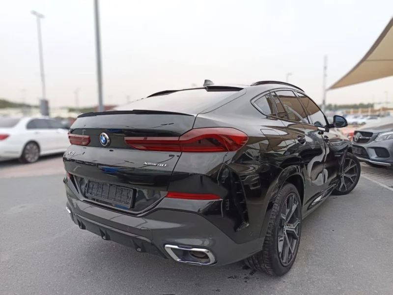 2020 BMW X6 XDRIVE40I XLINE 3.0 Litres 6 Cylinders Petrol Engine Black Tan SUV GCC
