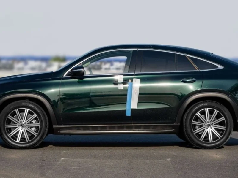 2025 MERCEDES BENZ GLE COUPE 450 3.0L 6 Cylinders Petrol Engine Green Beige SUV