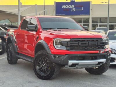 2023 Ford Ranger RAPTOR 3.0 Litres 6 Cylinders Petrol Engine Orange Black Pickup Truck