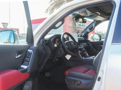 2026 Toyota Land Cruiser (LC300) VXR 3.5 Litres 6 Cylinders Petrol Engine White Red SUV