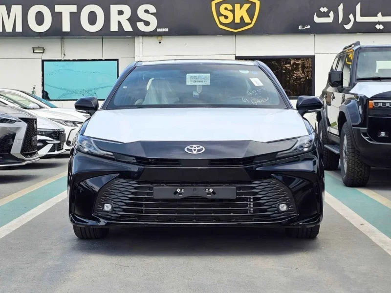 2025 Toyota Camry E-PLUS HYBRID 2.5L V4 Engine Black Beige Sedan GCC Specs