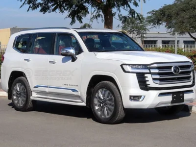 2026 Toyota Land Cruiser (LC300) VXR 3.5 Litres 6 Cylinders Petrol Engine White Red SUV
