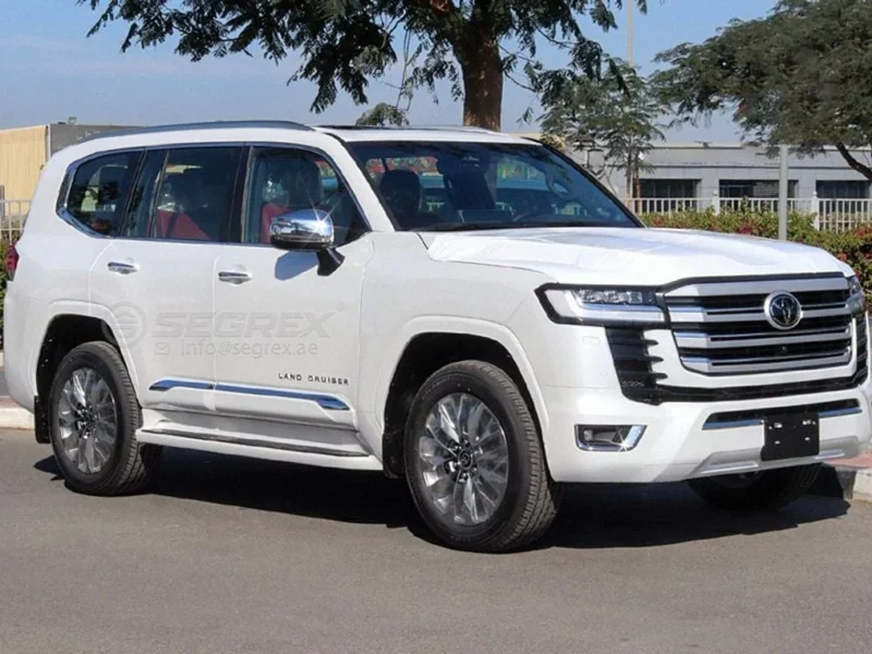 2026 Toyota Land Cruiser (LC300) VXR 3.5 Litres 6 Cylinders Petrol Engine White Red SUV