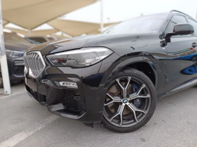 2020 BMW X6 XDRIVE40I XLINE 3.0 Litres 6 Cylinders Petrol Engine Black Tan SUV GCC