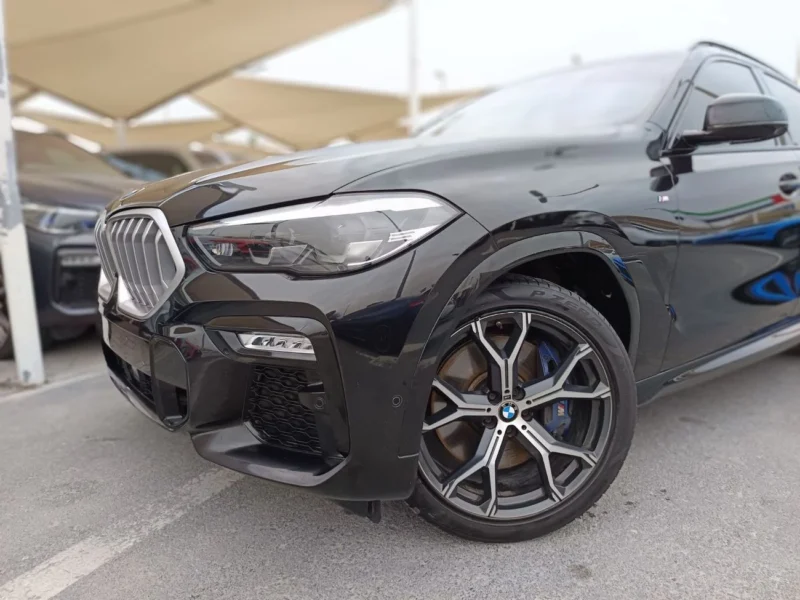 2020 BMW X6 XDRIVE40I XLINE 3.0 Litres 6 Cylinders Petrol Engine Black Tan SUV GCC