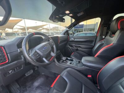 2023 Ford Ranger RAPTOR 3.0 Litres 6 Cylinders Petrol Engine Orange Black Pickup Truck