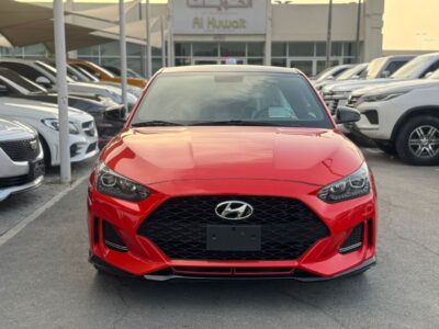 2019 Hyundai Veloster Turbo GDI Turbo 1.6 Litres 4 Cylinders Engine Red Black hatchback