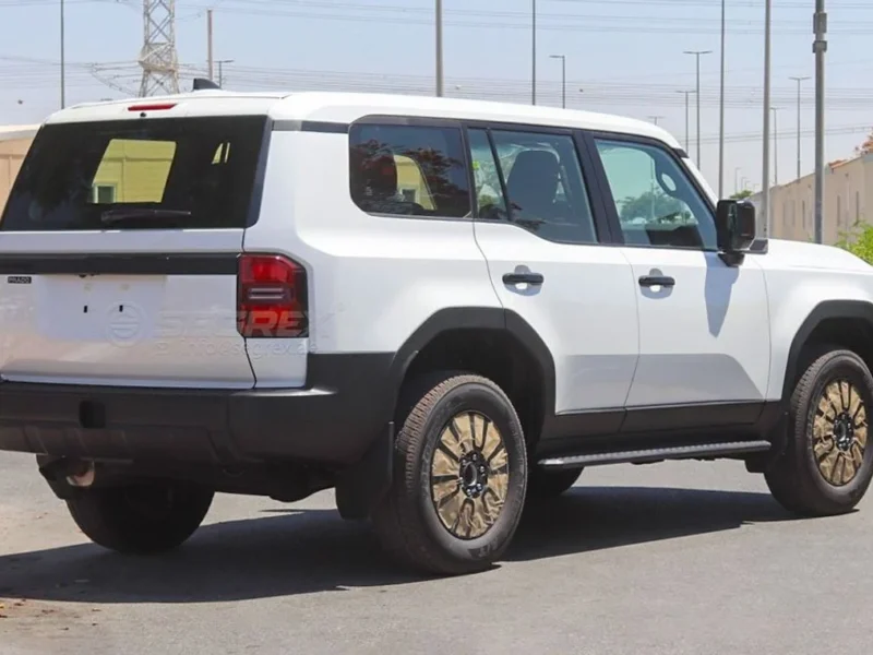 2026 Toyota Prado TX 2.4L 4 Cylinders Turbo Petrol Engine White Black SUV GCC Specs