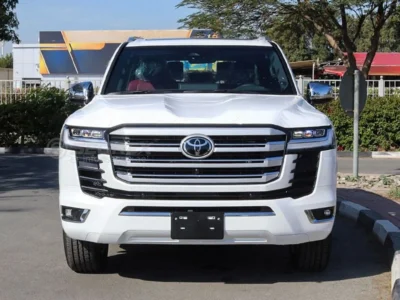 2026 Toyota Land Cruiser (LC300) VXR 3.5 Litres 6 Cylinders Petrol Engine White Red SUV