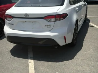 2024 Toyota Corolla 1.2 Litres 4 Cylinders Hybrid Engine White Black Sedan Automatic