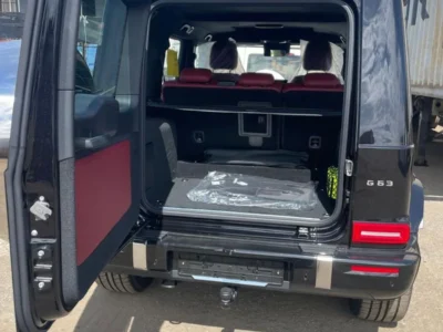 2025 Mercedes Benz G63 AMG 4MATIC 4.0 Litres 8 Cylinders Engine Black Red SUV GCC