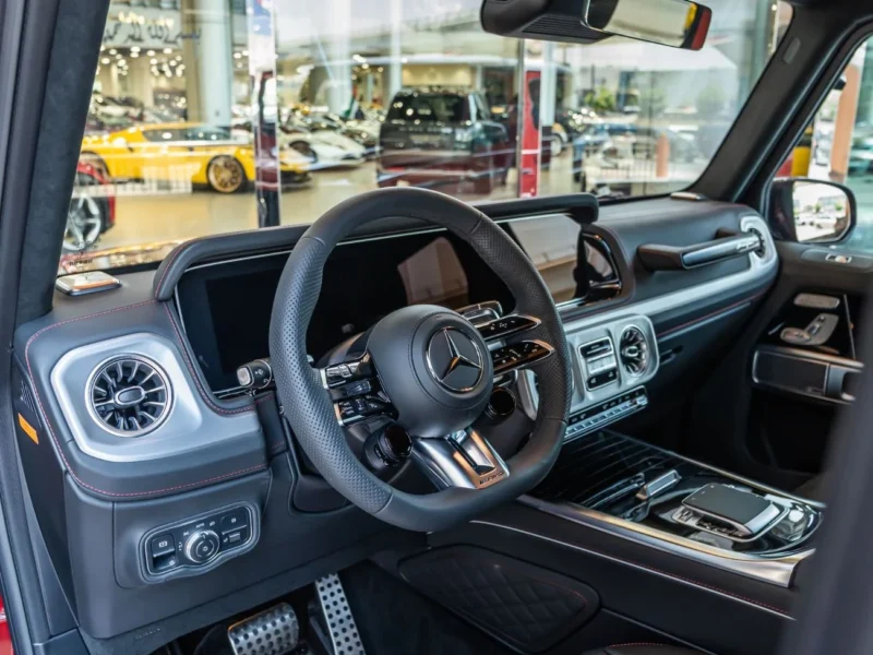 2026 Mercedes-Benz G-Class G 63 AMG 4.0 Litres V8 Biturbo Petrol Engine Red Black SUV
