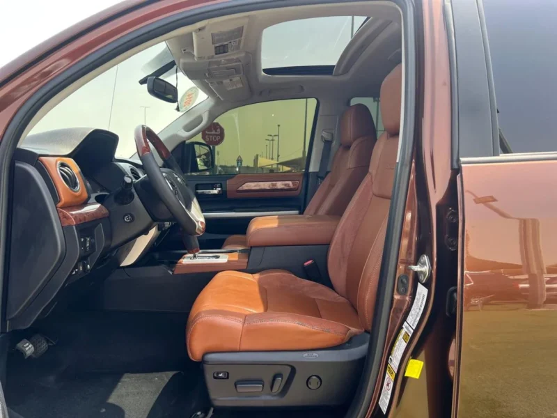 2014 TOYOTA TUNDRA 5.7 Litres V8 Petrol Engine Brown Tan Pickup Truck Automatic