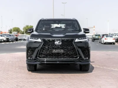 2026 Lexus LX700h F-Sport 3.5 L V6 Twin-Turbo Hybrid Powertrain Black Red SUV GCC