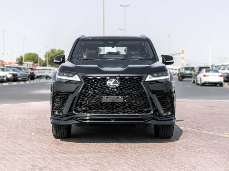 2026 Lexus LX700h F-Sport 3.5 L V6 Twin-Turbo Hybrid Powertrain Black Red SUV GCC