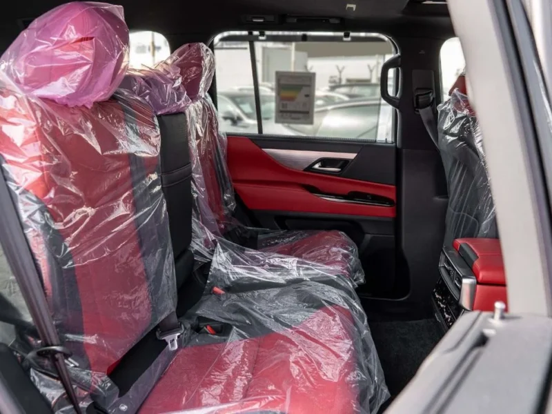 2026 Lexus LX700h F-Sport 3.5 L V6 Twin-Turbo Hybrid Powertrain Black Red SUV GCC