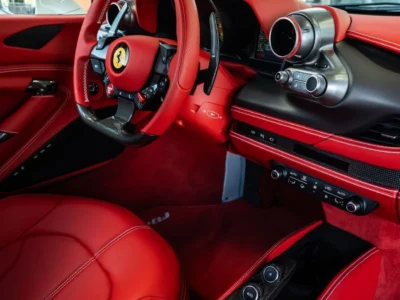 2022 Ferrari F8 Tributo STD 3.9T V8 Petrol Engine White Red Coupe Automatic