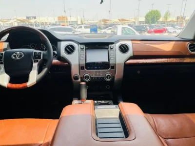 2014 TOYOTA TUNDRA 5.7 Litres V8 Petrol Engine Brown Tan Pickup Truck Automatic