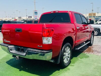 2011 TOYOTA TUNDRA 5.7 Litres V8 Petrol Engine Red Black Pickup Truck Automatic