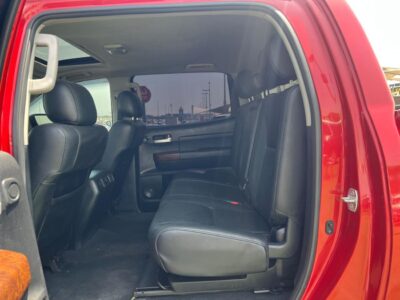 2011 TOYOTA TUNDRA 5.7 Litres V8 Petrol Engine Red Black Pickup Truck Automatic