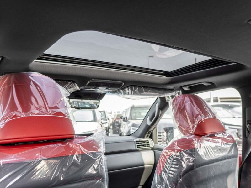 2026 Lexus LX700h F-Sport 3.5 L V6 Twin-Turbo Hybrid Powertrain Black Red SUV GCC