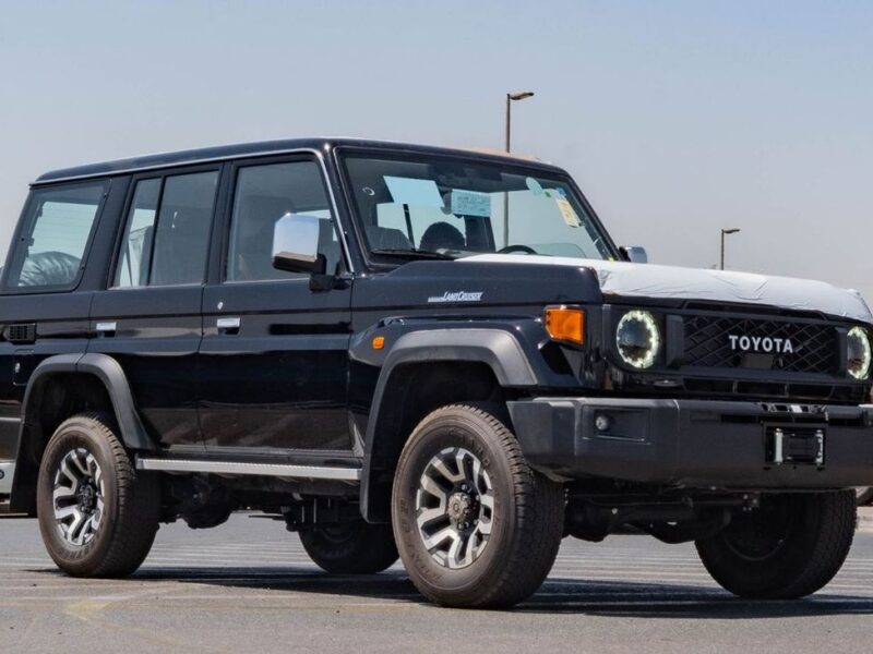 2026 Toyota Land Cruiser LC76 4.0L V6 Petrol Engine Black Brown SUV Full Option GCC