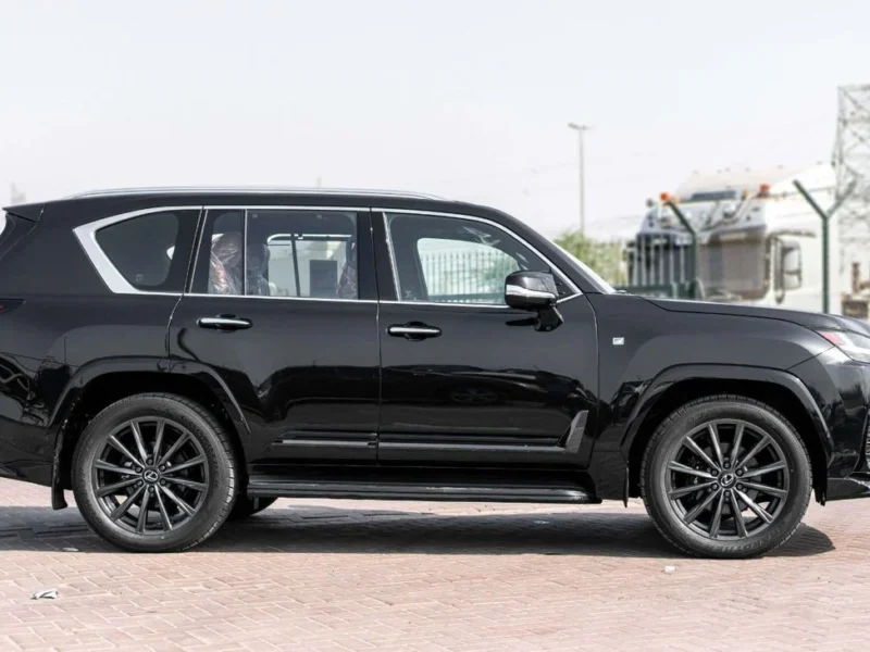 2026 Lexus LX700h F-Sport 3.5 L V6 Twin-Turbo Hybrid Powertrain Black Red SUV GCC