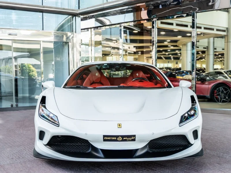 2022 Ferrari F8 Tributo STD 3.9T V8 Petrol Engine White Red Coupe Automatic