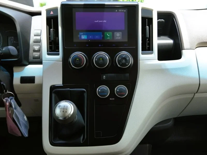 2026 Toyota Hiace GL 3.5 Litres V6 Petrol Engine White Beige Van GCC Specs FULL OPTION MT