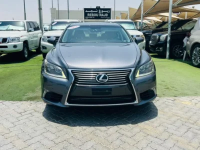 2013 LEXUS LS460 4.6 Litres V8 Petrol Engine Grey Beige Luxury Sedan GCC Specs