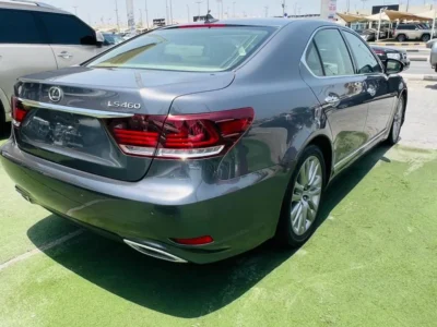 2013 LEXUS LS460 4.6 Litres V8 Petrol Engine Grey Beige Luxury Sedan GCC Specs